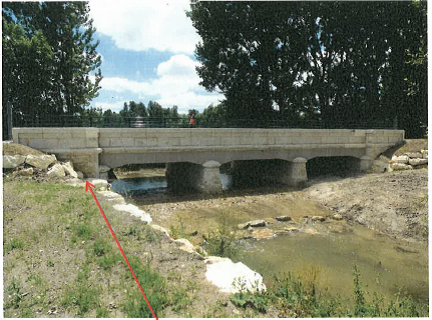 Pont du Moulin Trottard après travaux (CD16)